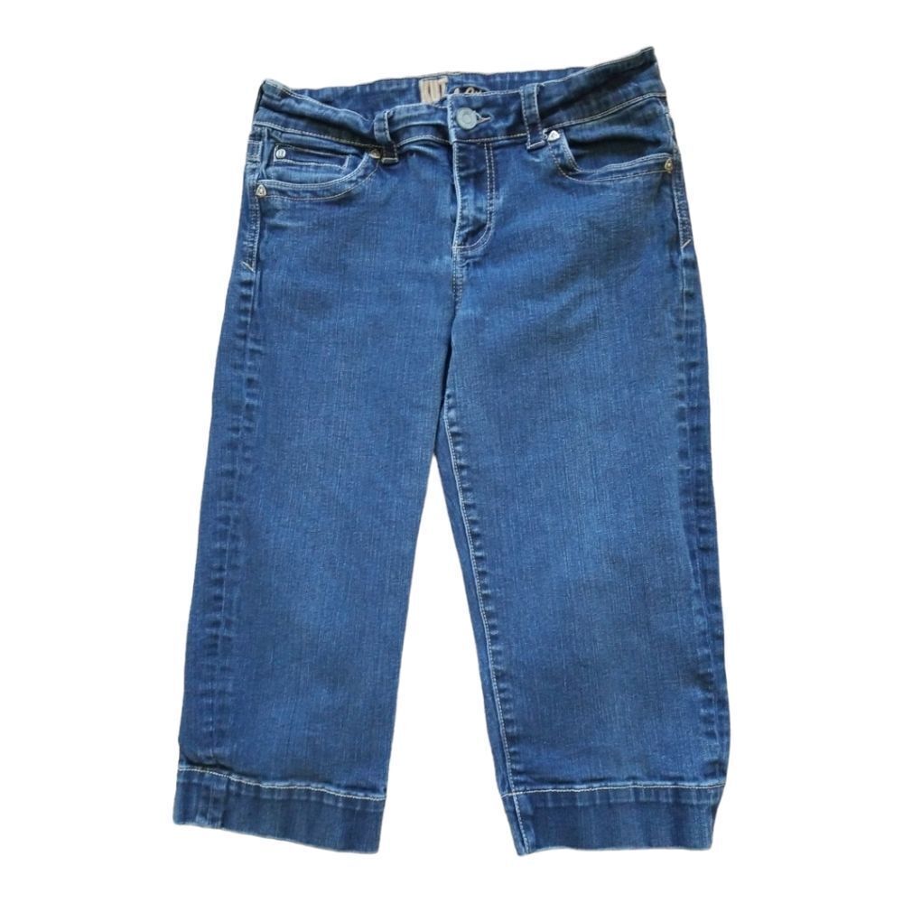 Kut From the Kloth Capris Blue Denim Size 10